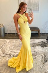 Halter Mermaid Prom Dress